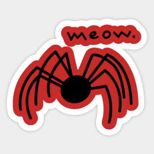 Just a Totally Normal Spider Sticker